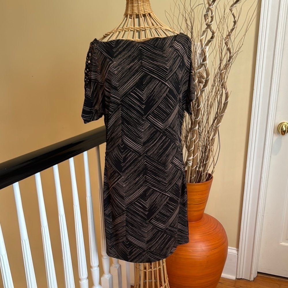 Banana Republic Black and brown dress